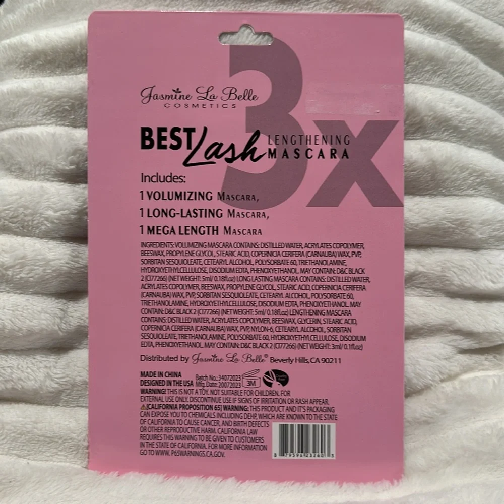 Best Lash Lengthening Mascara by Jasmine La Belle Cosmectics.